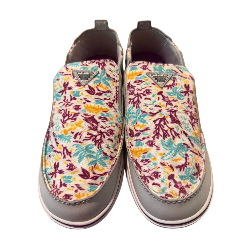 NWOT Columbia PFG Bahama Vent Slip on Boat Shoes Youth sz 7
